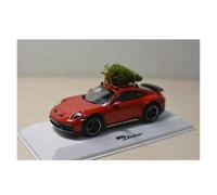 YLQERZ Scale Die-Cast Metal 1:43 For Porsche 911 Dakar Christmas Edition Alloy Car Model Display Vehicle Decoration For Vehicles Fans(Red)