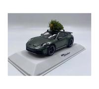 YLQERZ Scale Die-Cast Metal 1:43 For Porsche 911 Dakar Christmas Edition Alloy Car Model Display Vehicle Decoration For Vehicles Fans(Green)