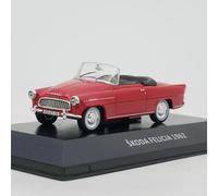 YLQERZ Scale Die-Cast Metal 1:43 For Skoda Felicia 1962 Diecast Car Metal Toy Vehicle Models Static Ornaments （red） For Vehicles Fans