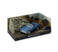 YLQERZ Scale Die-Cast Metal 1:43 For Sunbeam Alpine Seris 5 1962 The First 007 Car Model Home Furnishings Display Blue Decorations For Car Model Fans