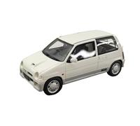 YLQERZ Scale Die-Cast Metal 1:43 For Suzuki ALTO WORKS RS/R 1988 Resin Car Classic Micro Sedan Model Home Decoration White For Vehicles Fans