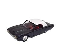 YLQERZ Scale Die-Cast Metal 1:43 For THUNDERBIRD Alloy Die Casting Decoration Static Sports Car Hobby For Boyfriend (black) For Vehicles Fans