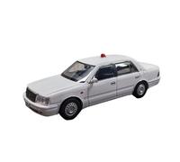YLQERZ Scale Die-Cast Metal 1/43 For Toyota Police Car CROWN Alloy Cast Vehicle Model Collection White Souvenir For Vehicles Fans