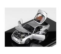 YLQERZ Scale Die-Cast Metal 1:43 For Toyota Speedmaster Supra A80 Alloy Full Open Car Model Proportional Metal Ornaments Collectibles For Vehicles Fans(Silver)