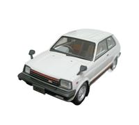 YLQERZ Scale Die-Cast Metal 1 43 For Toyota Starlet Si 1982 Static Ornament Decorative Car Model White Toy For Vehicles Fans