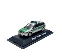 YLQERZ Scale Die-Cast Metal 1/43 For Vectra Caravan Alloy Police Car Model Green Scene Ornaments With Display Stand For Vehicles Fans