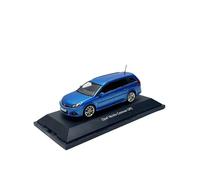 YLQERZ Scale Die-Cast Metal 1/43 For Vectra Caravan OPC Travel Alloy Car Model With Display Stand Blue Decoration For Vehicles Fans