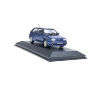 YLQERZ Scale Die-Cast Metal 1:43 For Volkswagen GOLF 1989 2 Color Combinations Red Alloy Scale Model Car For Vehicles Fans(Blue)