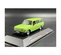YLQERZ Scale Die-Cast Metal 1/43 For Wartburg 353 W Kombi 1985 East German Alloy Car Model (green) Suitable For Collection For Vehicles Fans