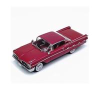YLQERZ Scale Die-Cast Metal 1:43 Scale For Bonneville Hardtop 1959 Alloy Car Model Collectibles Static Ornaments Adult Hobby Toy For Vehicles Fans(Red)
