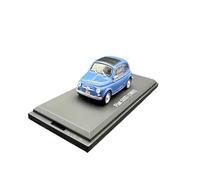 YLQERZ Scale Die-Cast Metal 1:43 Scale For Fiat 500D 1962 Mini Car Alloy Model Vehicle Display Decoration Collection （BLUE） For Vehicles Fans