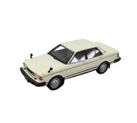 YLQERZ Scale Die-Cast Metal 1:43 Scale For Nissan Bluebird 4-door Supercharged SSS-S 1983 Resin Car Model In Beige For Vehicles Fans