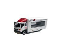 YLQERZ Scale Die-Cast Metal 1:64 For 500 Ranger EVA White Lift Box Transport Trailer Model Collection Home Decoration For Vehicles Fans