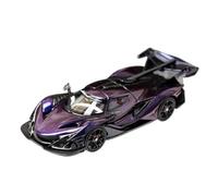 YLQERZ Scale Die-Cast Metal 1:64 For Apollo Helios IE Resin Car Model For Adult Decoration Collection Hobby White For Vehicles Fans(Purple)