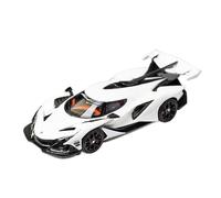 YLQERZ Scale Die-Cast Metal 1:64 For Apollo Helios IE Resin Car Model For Adult Decoration Collection Hobby White For Vehicles Fans(White)