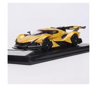 YLQERZ Scale Die-Cast Metal 1:64 For Apollo Intensa Emozione IE Scale Metal Ornaments Alloy Casting Car Model (white) For Vehicles Fans(Gold)