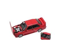 YLQERZ Scale Die-Cast Metal 1/64 For BMW E30 M3 SPORT EVOLUTION Alloy Car Model For Adult Office Decoration Red For Vehicles Fans