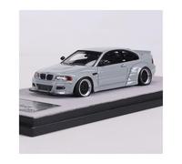 YLQERZ Scale Die-Cast Metal 1:64 For BMW E46 Resin Car Enthusiasts Decorative Model Suitable For Adults And Collectors For Vehicles Fans(Grey)