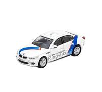 YLQERZ Scale Die-Cast Metal 1:64 For BMW M5 E60 Ring Taxi Alloy Diecasts Vehicles Miniature Scale Home Decoration Model Car For Vehicles Fans(White)