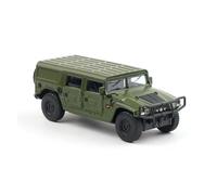 YLQERZ Scale Die-Cast Metal 1/64 For Dongfeng 1st Generation Hardtop Warrior Off-road Vehicle Model Alloy Flat-top Jeep SUV Collection For Vehicles Fans