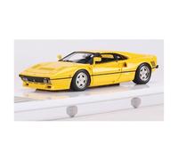 YLQERZ Scale Die-Cast Metal 1:64 For Ferrari 288GTO Resin Car Model Collection Static Ornaments Small Scale Decorations For Vehicles Fans(Yellow)