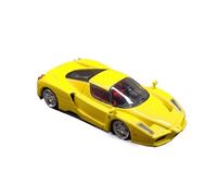 YLQERZ Scale Die-Cast Metal 1/64 For Ferrari Alloy Car Collectible Model Scale Metal Classic Vehicle Souvenir Display Hobby For Vehicles Fans(Yellow)