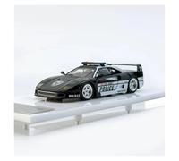 YLQERZ Scale Die-Cast Metal 1:64 For Ferrari F40 1990 NFS RCPD Resin Model High-speed Police Car Desktop Decorations For Vehicles Fans