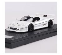 YLQERZ Scale Die-Cast Metal 1:64 For Ferrari F50 Sports Car Resin Car Model Collection Ornaments Red Black Wheels For Vehicles Fans(White)