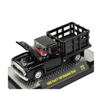 YLQERZ Scale Die-Cast Metal 1/64 For Ford F-100 Custer Truck 1956 Diecast Alloy Toy Car Model For Adults For Vehicles Fans
