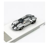 YLQERZ Scale Die-Cast Metal 1:64 For Ford GT40 MK1 Racing Car Blue Resin Collection Display Stand For Hobby Model Car For Vehicles Fans(Silver)