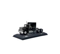 YLQERZ Scale Die-Cast Metal 1/64 For GMC GENERAL 1980 Alloy Tractor Model Black Desktop Truck Figurine Decoration Home Car Office For Vehicles Fans(Black)