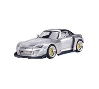 YLQERZ Scale Die-Cast Metal 1:64 For Honda S2000 Wide-body Modified Convertible Sports Car Alloy Car Model Decoration For Vehicles Fans