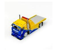 YLQERZ Scale Die-Cast Metal 1:64 For KamaZ Modified Transport Trailer Spoon Advan Blue Collectible Die Cast Alloy Model Car For Vehicles Fans(Blue)