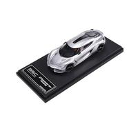 YLQERZ Scale Die-Cast Metal 1:64 For Koenigsegg Gemera Supercar Black Die-cast Alloy Car Model For Adult Collection For Vehicles Fans(Silver)