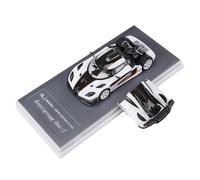 YLQERZ Scale Die-Cast Metal 1:64 For Koenigsegg One1 Luminous Open Cover Version Simulation Alloy Car Model Collection For Vehicles Fans(White)