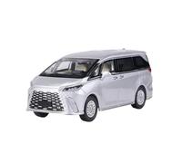 YLQERZ Scale Die-Cast Metal 1:64 For Lexus LM500h MPV Nanny Car Alloy Car Enthusiasts Collection Souvenir Model (silver) For Vehicles Fans