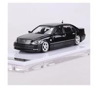 YLQERZ Scale Die-Cast Metal 1:64 For Lexus LS430 Low Lying Version Resin Car Model Collection Suitable For Youth And Adult Toys For Vehicles Fans(Black)