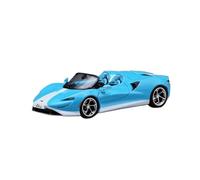YLQERZ Scale Die-Cast Metal 1/64 For McLaren Elva Convertible Sports Car Small Scale Diecast Car Model Gulf Paint Series For Vehicles Fans(Blue 3)
