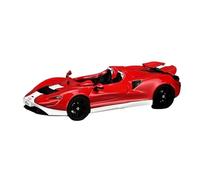 YLQERZ Scale Die-Cast Metal 1/64 For McLaren Elva Convertible Sports Car Small Scale Diecast Car Model Gulf Paint Series For Vehicles Fans(Red)