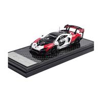 YLQERZ Scale Die-Cast Metal 1:64 For McLaren Senna GTR Red And White Alloy Model Small Scale Metal Supercar Ornaments For Vehicles Fans