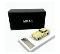 YLQERZ Scale Die-Cast Metal 1:64 For Mercedes 300SL M64X Mercedes Black Street Decoration Ornaments Resin Car Model For Vehicles Fans(Yellow)