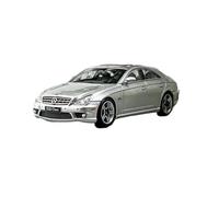 YLQERZ Scale Die-Cast Metal 1:64 For Mercedes-Benz CLS 63 AMG First Generation MK1 C219 Alloy Car Model Miniature Ornament Collection For Vehicles Fans(Silver)