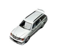 YLQERZ Scale Die-Cast Metal 1:64 For Mercedes-Benz S124 MODEII EVO2 Travel Alloy Car Model Static Souvenir Ornament For Vehicles Fans(Silver)