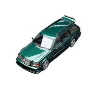 YLQERZ Scale Die-Cast Metal 1:64 For Mercedes-Benz S124 MODEII EVO2 Travel Alloy Car Model Static Souvenir Ornament For Vehicles Fans(Green)