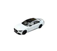 YLQERZ Scale Die-Cast Metal 1:64 For Mercedes-Benz S63 E AMG Performance Mercedes Alloy Car Model White Collector's Edition For Vehicles Fans(White)