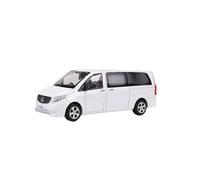 YLQERZ Scale Die-Cast Metal 1:64 For Mercedes-Benz Sprinter Hiace Assault Car Die-cast Collectible Model For Car Enthusiasts For Vehicles Fans(White 1)