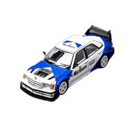 YLQERZ Scale Die-Cast Metal 1:64 For Mercedes-Benz W201 190E Modified Alloy Car Model Hobby Collection Display Souvenir For Vehicles Fans(Blue)