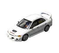 YLQERZ Scale Die-Cast Metal 1:64 For Mitsubishi EVO 3 Alloy Car Model White Scene Theme Display Ornaments For Vehicles Fans