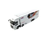 YLQERZ Scale Die-Cast Metal 1:64 For Mitsubishi Fuso Super Great Truck White Shelf Decoration Collection Alloy Car Model For Vehicles Fans
