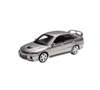 YLQERZ Scale Die-Cast Metal 1/64 For Mitsubishi Lancer 4th Generation EVO Alloy Car Model With Open Hood And Wheels For Vehicles Fans(Silver)